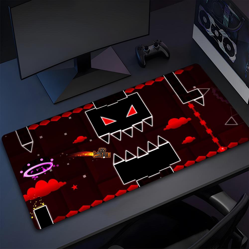 Игровой коврик для мыши Geometry Dash Высококачественный коврик для мыши из натурального каучука Самый профессиональный моющийся коврик для мыши для ноутбука