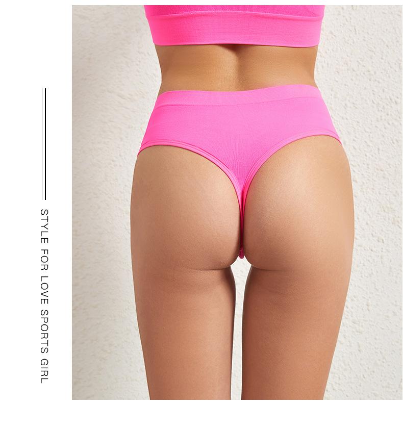 Спортивное нижнее белье для девочек, стринги, женские, с низкой талией, сексуальные, хлопковые, для девочек, трусики-трусики, большие размеры, для фитнеса, спортивные, однотонные, с надписью «T»
