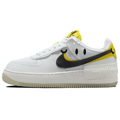 Женские кроссовки Air Force 1 Shadow Go The Extra Smile белые желто-оранжевые DO5872-100