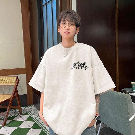 Футболка с коротким рукавом мужская летняя 2025Новая универсальная модная брендовая повседневная мужская футболка с коротким рукавом