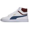 Shuffle Mid White Lake Blue Unisex Sneakers Intense-Red Team-Gold 380748-10