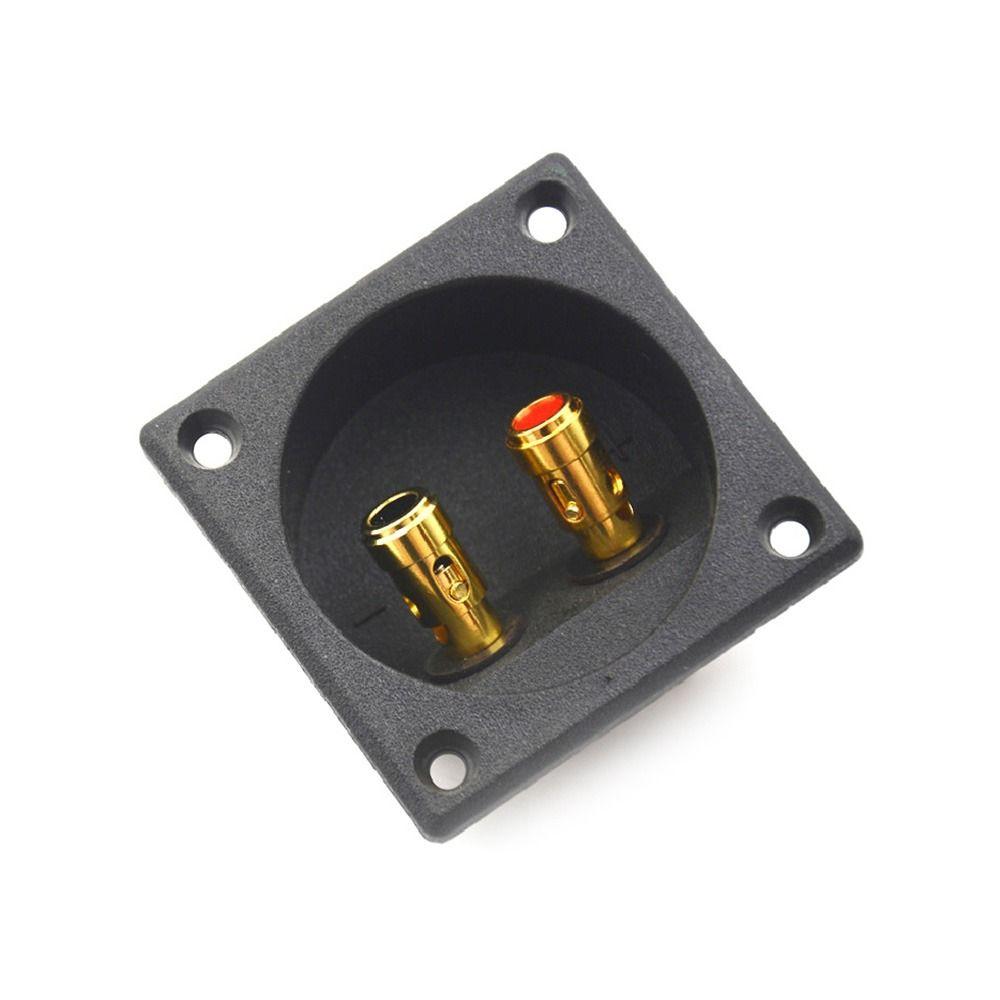 2 шт. с 2 клеммами для динамиков типа "банан" для подключения сабвуферных акустических коробов   Прочные