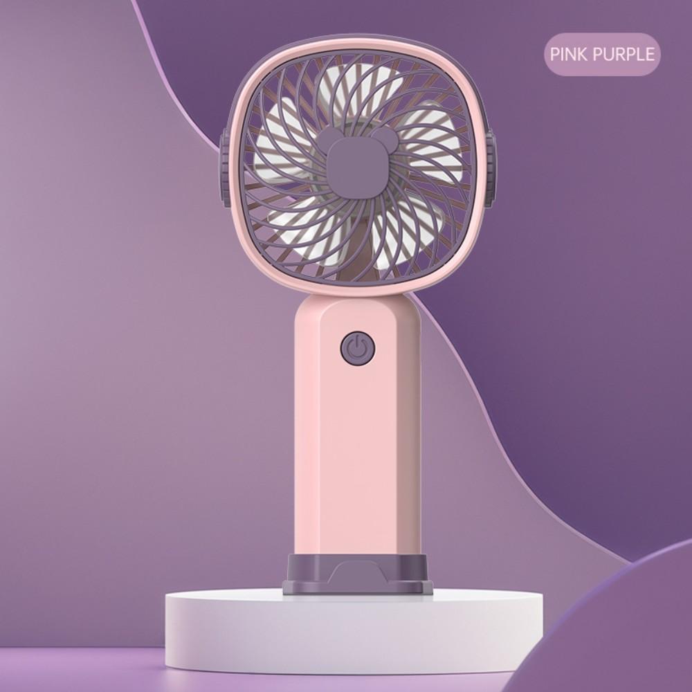 Портативный мини-вентилятор с настольным держателем для телефона, уличный электрический вентилятор с зарядкой через USB, 3-скоростной, регулируемая скорость ветра, бесшумные вентиляторы