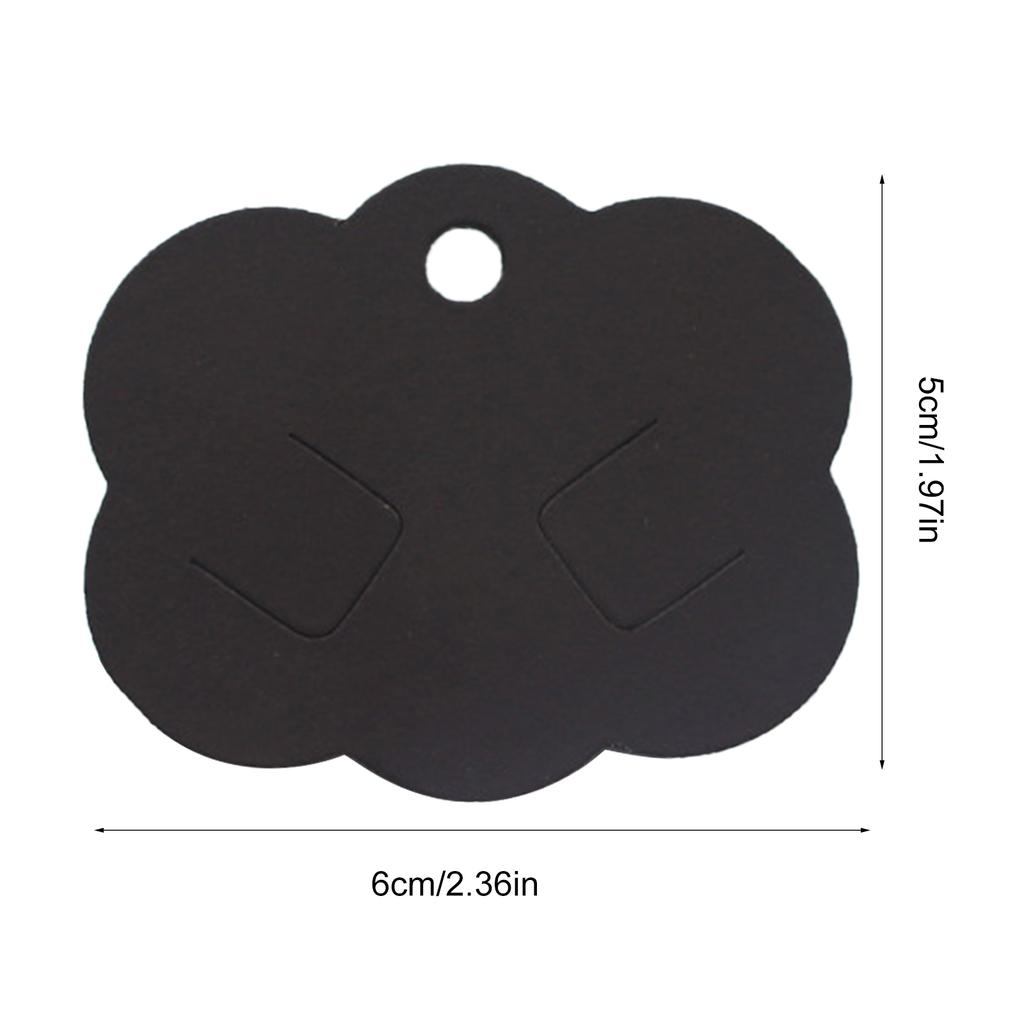 Упаковка из 100 карточек с заколками для волос Декоративные открытки с ожерельями Карты для демонстрации ювелирных изделий Карты с текстурой бумаги Упаковочные карточки для ожерелья