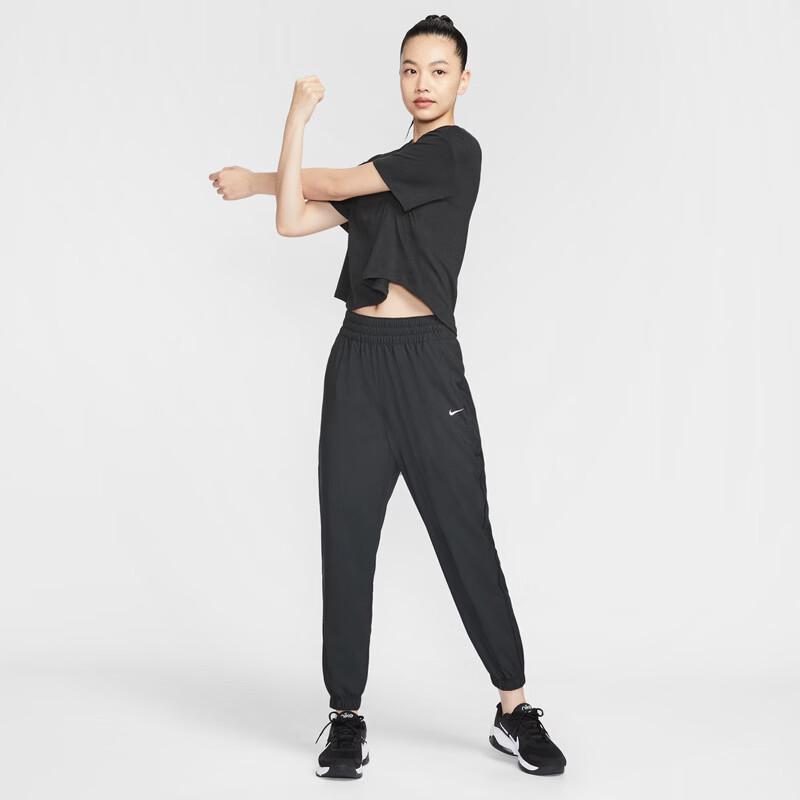 Nike Женские зауженные плетеные повседневные брюки