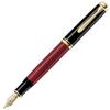 Pelikan Pelikan Fountain Pen M Medium Point Souveraine Red Stripe M800 Genuine Imported Product