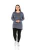 Women's Style Big Size Body Plus Size Round Neck Long Sleeve Viscose Long Mink Body