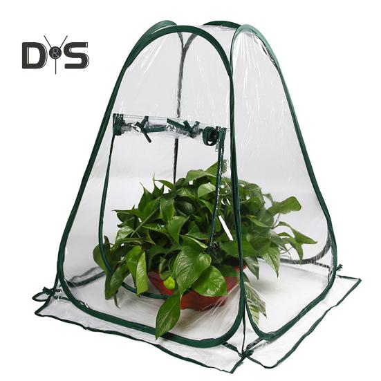 Мини-чехол для защиты растений на молнии, практичный прозрачный защитный чехол для выращивания растений в палатке
