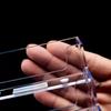 1Pc Clear Desk Shelf Box Storage Display Stand Acrylic Plastic Transparent Desktop Bussiness Card Holder Place Card Holder
