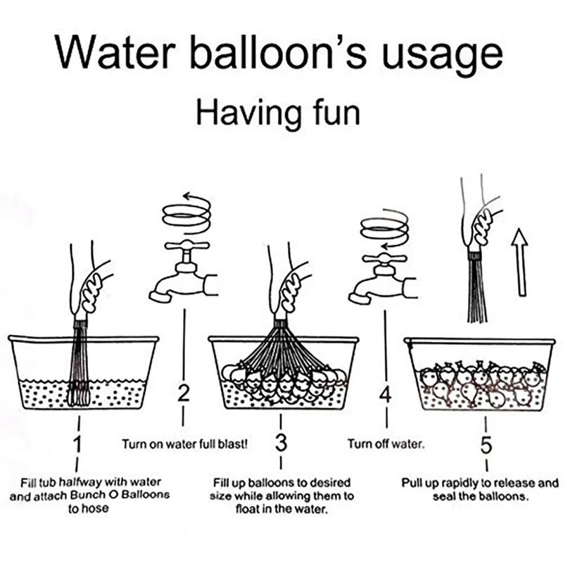 Funny Water Balloons Toys Magic Summer Beach Party Outdoor Filling Water Balloon Bombs Toy For Kids Adult Children