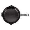 Staub Frying Pan 26cm IH Compatible Enamel Skillet Stylish Cast Iron Handle Round Graphite Gray [Staub Pot] 1222618/40510-616-0 [Item]