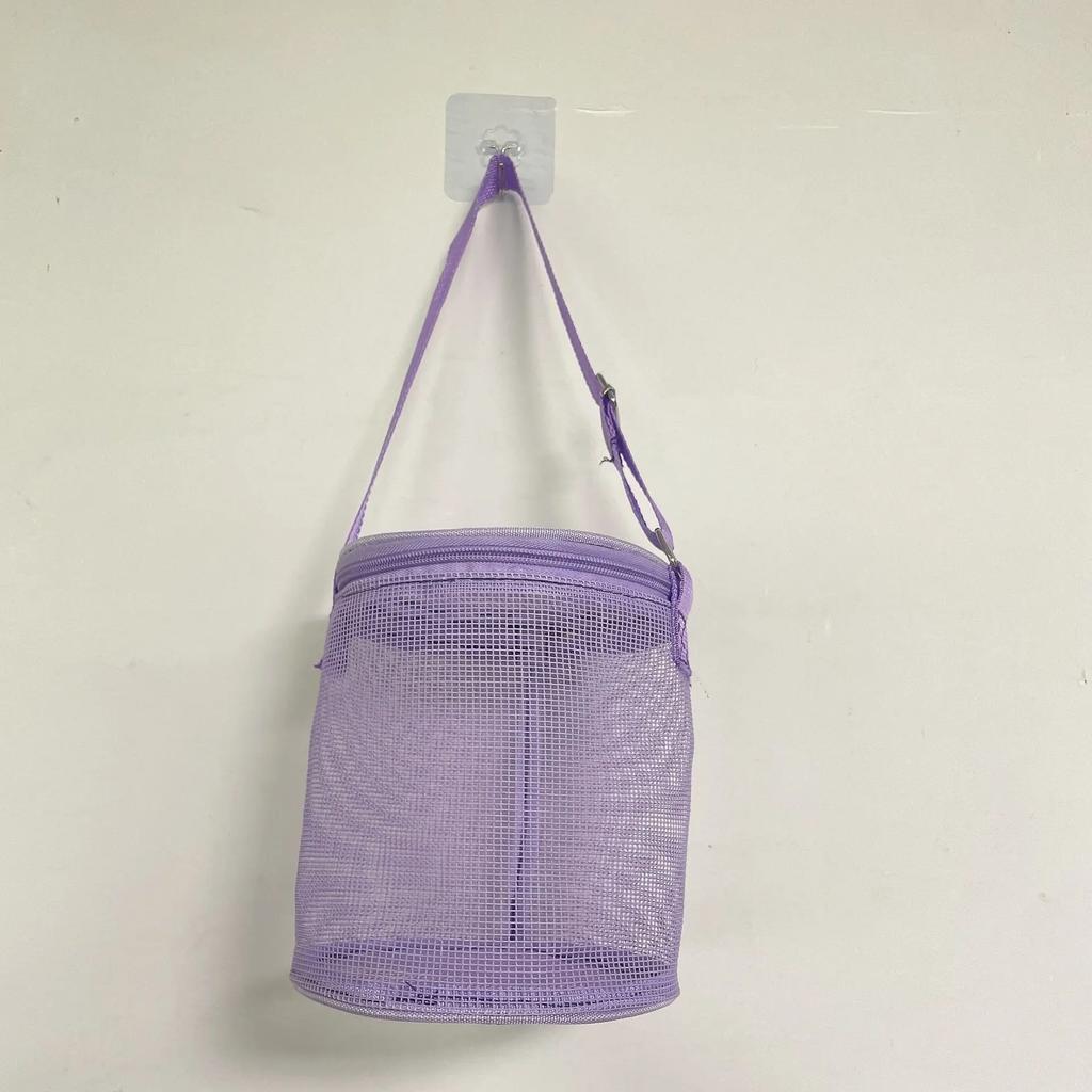 Beach Toys Mesh Beach Bag with Zipper Beach Toys Shell Bag Swimming Pool Bag Youth Swimming Accessories Boys and Girls