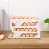 4 Layers Automatic Rolling Egg Holder Rack Fridge Egg Storage Box Container Kitchen Refrigerator Egg Dispenser Fridge Organizer