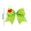 Christmas Bow 12-Piece Green Red 6 Inch Plush Style Festive Christmas Tree Wreath Home Party Decor Gift Accessory