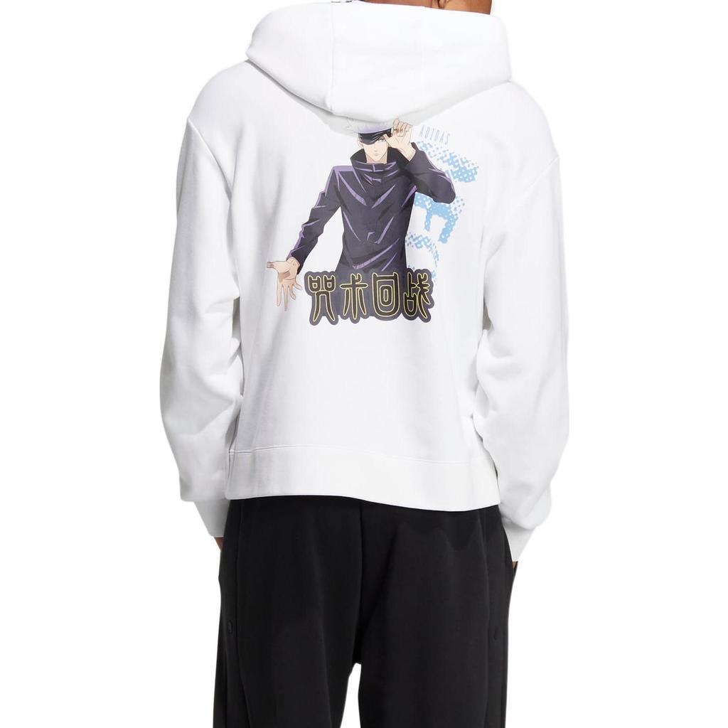 Adidas Neo Sweatshirts Unisex White Hooded Moderate Regular HZ2424