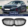 Решетка переднего бампера автомобиля, 2 шт., гоночные решетки, решетки для почек для BMW 1 серии F40-IN, однопланочная линия, глянцевый черный авто