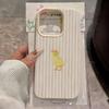 Милый чехол для телефона с узором из желтых утят для iPhone 17 16 15 Pro 14 13 12 11 Pro Max 14 15 Plus 17 Air X Xs XR Личи Мягкий чехол