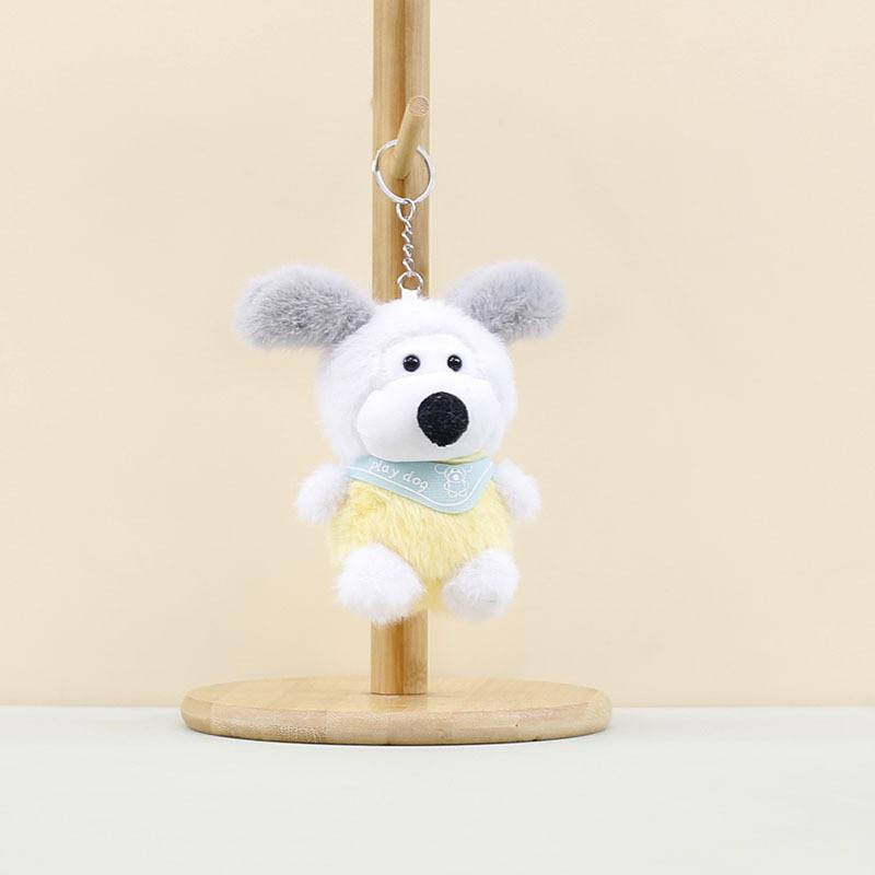 Fluffy Plush Dog Keychain Sweet And Quirky Poodle Stuffed Toy For Bags