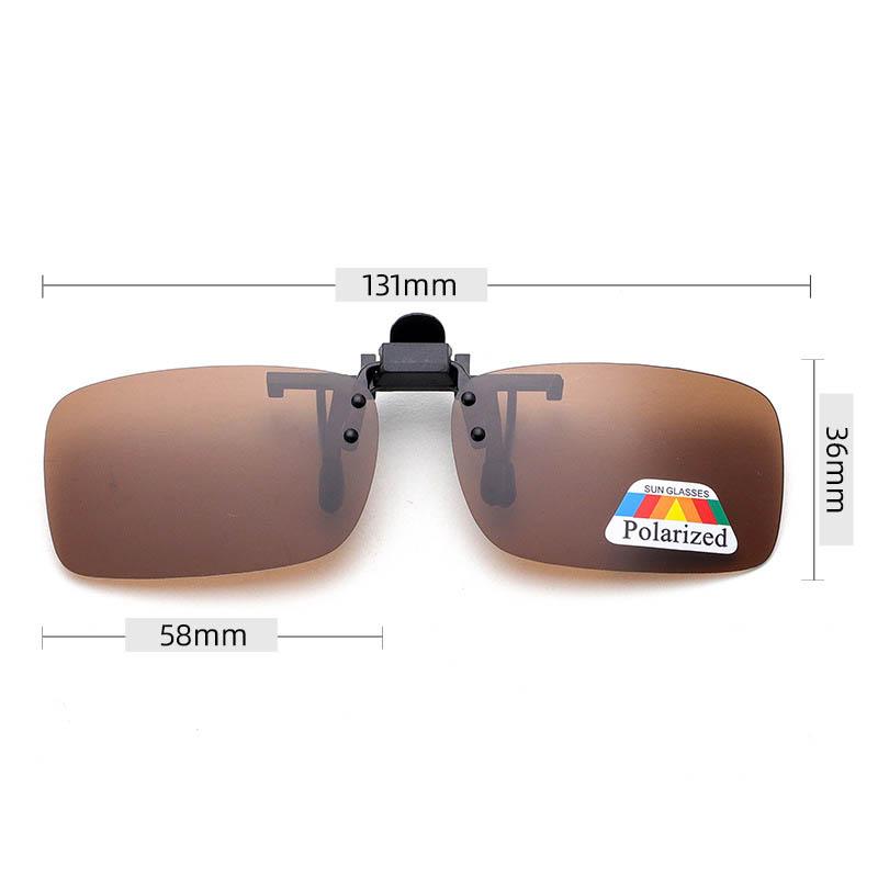 Good Driving Glasses Clip-on Polarized Sunglasses Eyewear Day Night Vision UV400 Unisex Flip-up Lens Sun Glasses Fashion Riding Sunglasses