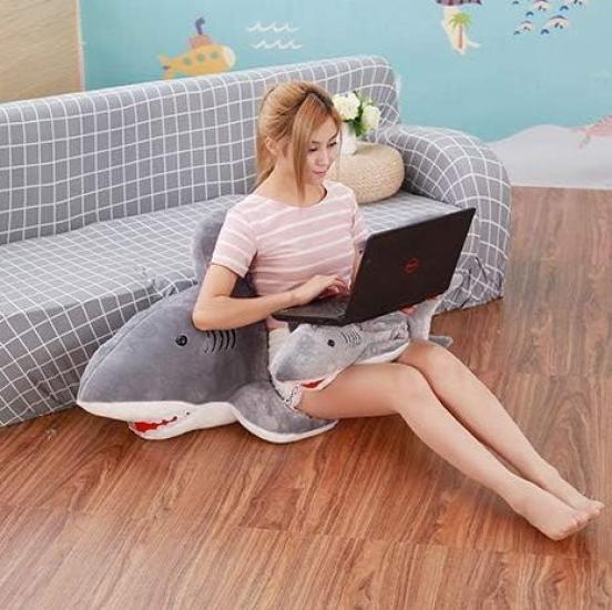 Арата Хаяси Плюшевая игрушка Акула Очень большая 130 см Акула Подушка для обниманияПлюшевая игрушка АкулаПодарокПраздникПушистая плюшевая игрушка Акула (Как на фото)