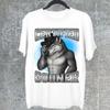 Unisexs Certified Gooner Wolf Meme Dark Humor Tshirt Unisex Unisex Oversized Tee Streetwear Casual Short