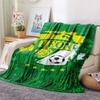 1Pc Club Leon Print Flannel Blanket High Quality Warm Comfortable Cover for All Seasons Perfect for Gifts Home Decor