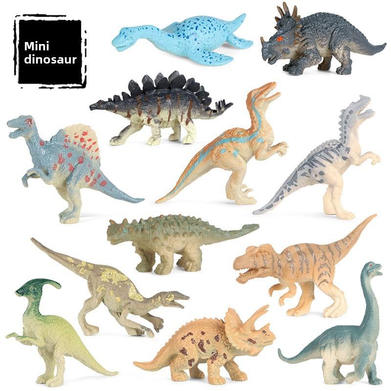 Dinosaur Model Set For Kids Plastic Replicas Trex And Pterodactyl Display Toy