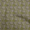 Cotton Flex Dark Olive Green Fabric Asian Paisley Craft Projects Decor Fabric Printed By The Yard 40 Inch