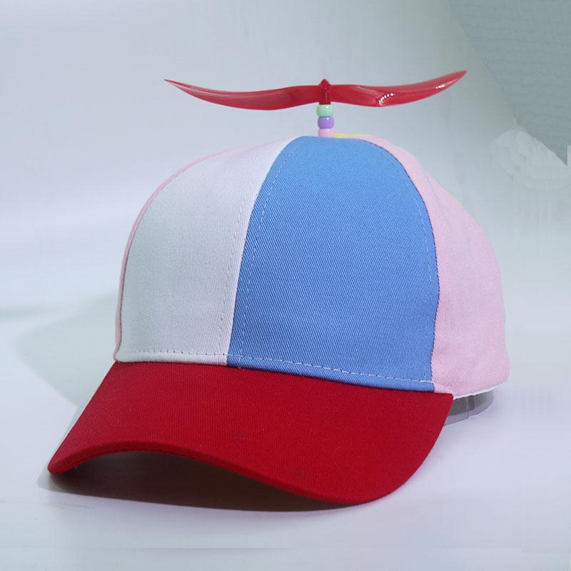 Забавная шляпа Snapback, пропеллер вертолета, приключенческая шляпа для папы, радужная, бамбуковая, бейсбольная кепка со стрекозой для взрослых, детей, мальчиков и девочек