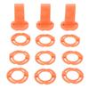 12pcs Shaver Retaining Plate Blade Holder Rings Shaver Replacement Accessories for S9000 S8000 S7000