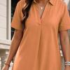 Женское платье А-силуэта с V-образным вырезом и коротким рукавом, однотонное летнее платье свободного кроя, легкое повседневное платье