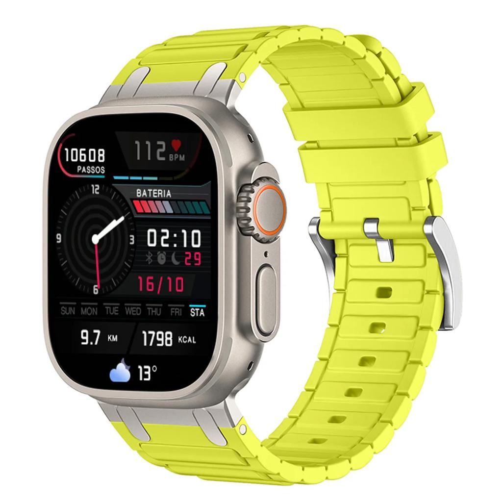 Silicone strap for Apple Watch Band Ultra 3 2 1 49mm 46mm 44mm 40mm 45mm 41mm 38mm 42mm for iwatch 11 10 9 8 7 6 5 4 3 2 1 SE3