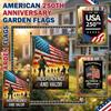 Decorative Garden Flag For The 250th Anniversary Of The United States