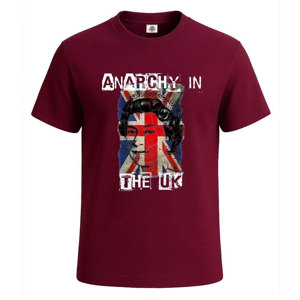 Anarchy in the uk mens punk rock clash union tshirt for mens novelty tee top