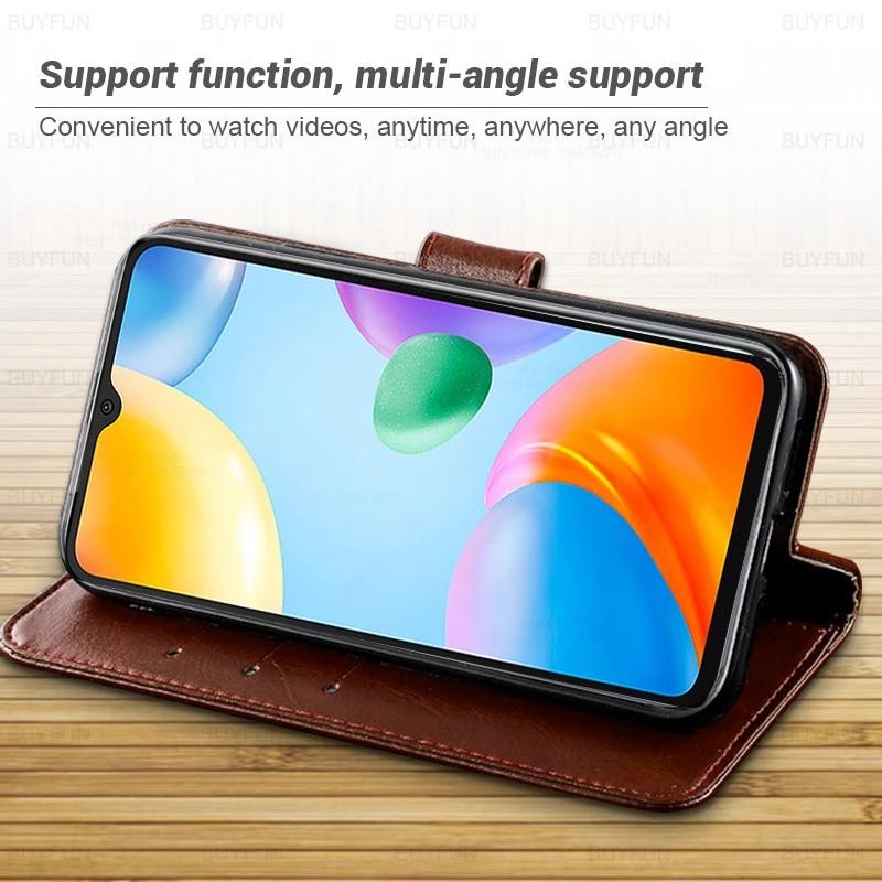 Case Leather PU Magnetic Flip Protect Cover For Xiaomi 12 12T 11 11T Redmi 10C 10A 10 10S 11 11S 9 9S 8 8A 7 PRO Bracket Card Wallet Fundas