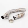 For Suzuki GSXR600 GSXR750 2011-2025 GSX-R600 GSX-R750 K11-L1 L2 L3 L4 Escape Exhaust Muffler Mid Tail Link Pipe 51MM Slip-On