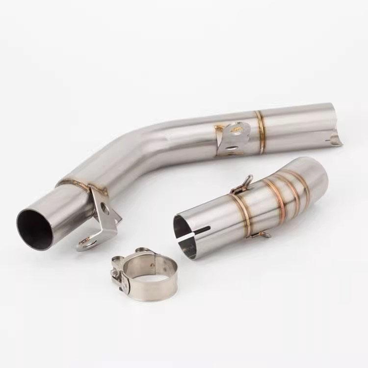 For Suzuki GSXR600 GSXR750 2011-2025 GSX-R600 GSX-R750 K11-L1 L2 L3 L4 Escape Exhaust Muffler Mid Tail Link Pipe 51MM Slip-On