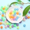 Hanmade Beads 100pcs Creative 6mm/8mm/10mm Materials DIY Jewelry Accessories Acrylic Luminous Candy Color Round Necklace Bracelet Making Handmade