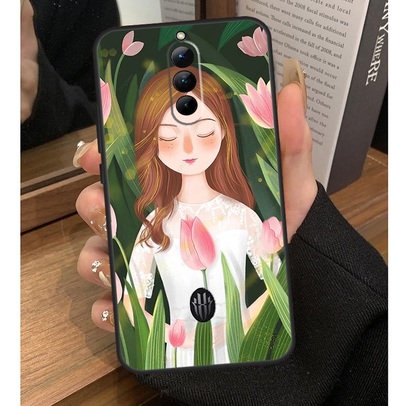 Чехол-цветок тюльпана для Nubia Red Magic 8S 9S Pro Plus 6S 7S 6 7 Pro 6R 5G RedMagic 9 8 10 Pro Plus Coque