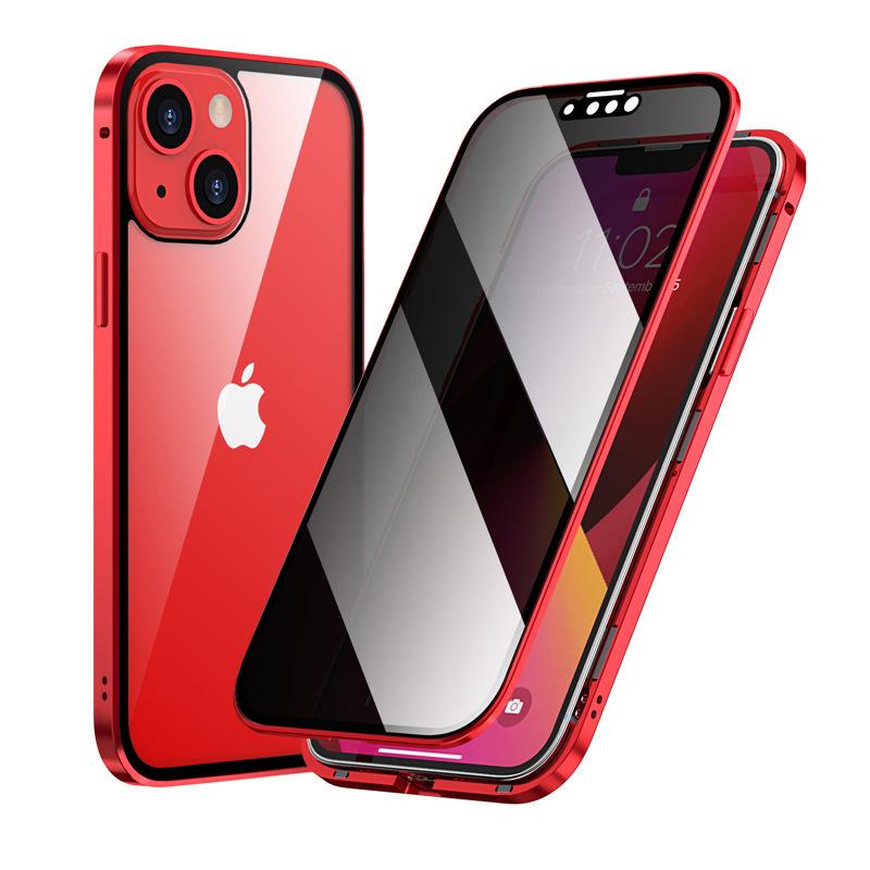 Подходит для iPhone11promax противоударный высокая четкость двусторонний Apple Магнитный металлический корпус стекло прозрачный всесторонний