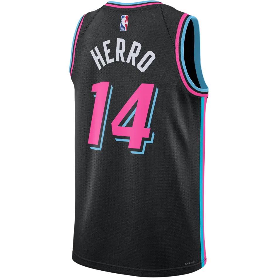 Nike X NBA Miami Heat FW25 Тайлер Хирро Баскетбольная майка Мужская HM5987-014