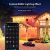 Умная неоновая светодиодная лента Bluetooth для наружной подсветки стен - Изменяющая цвет ПВХ-освещение для атмосферы