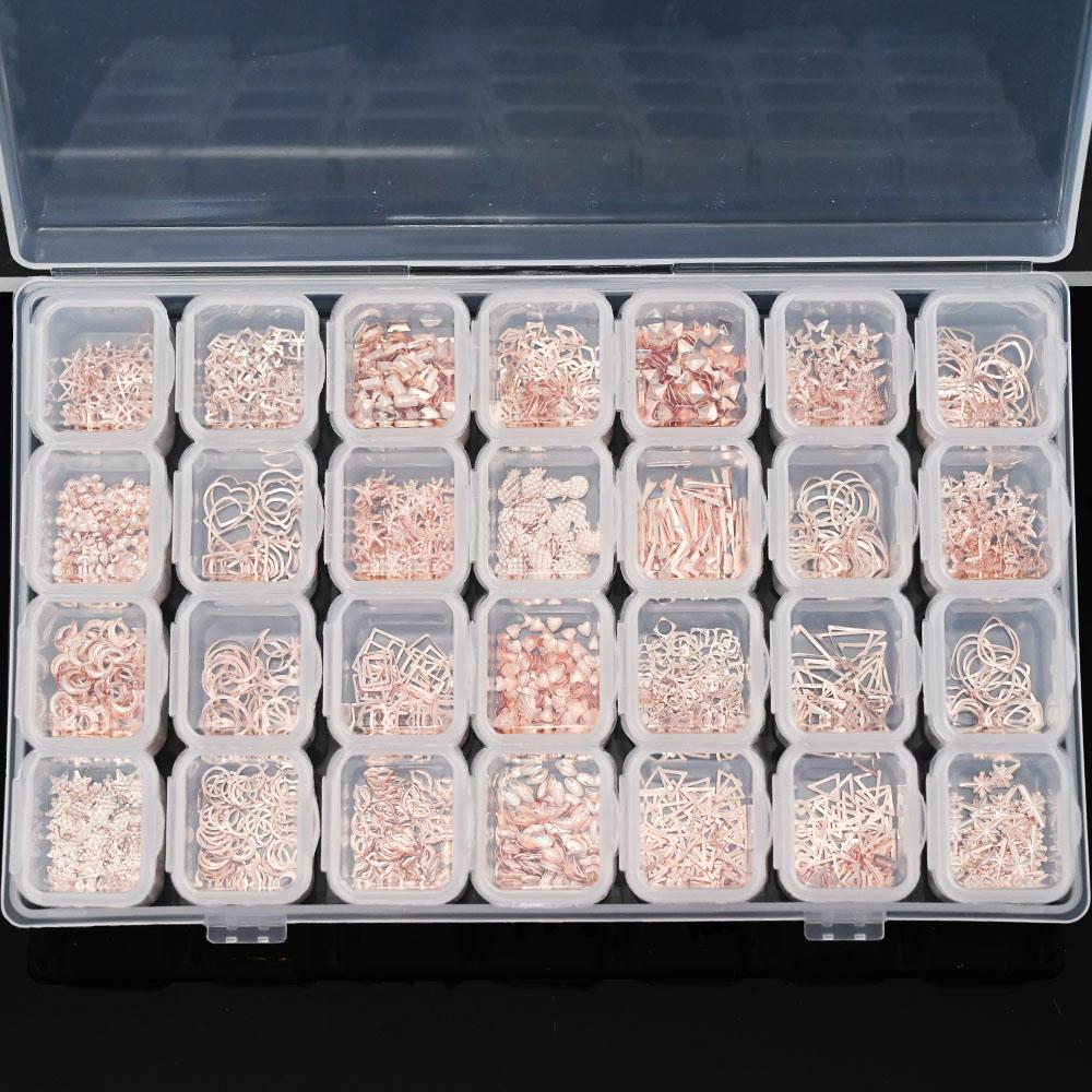 28 полосок/набор, смешанные 3D сплавы для ногтей, стразы, ювелирные изделия, подвески, украшения, набор для ногтей, ракушка, жемчужные принадлежности, аксессуары 3D8