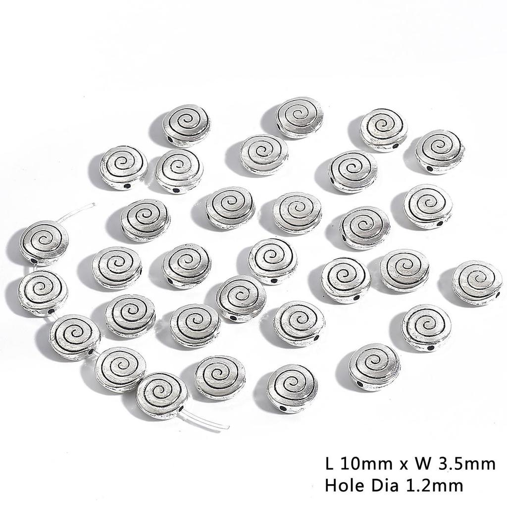 20-50 шт. смешанный стиль, тибетское серебро, антикварная свободная бусина-разделитель для бусин, соединители, фурнитура для изготовления ювелирных изделий своими руками