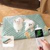 Pet Mats Autumn and Winter Warm Electric Blankets Removable and Washable Puppies and Kittens Winter Electric Mattresses for Dogs and Cats