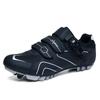 Unisex Reflective Self-Locking Cycling Shoes with Non-Slip Hard Sole for Road and Mountain Biking