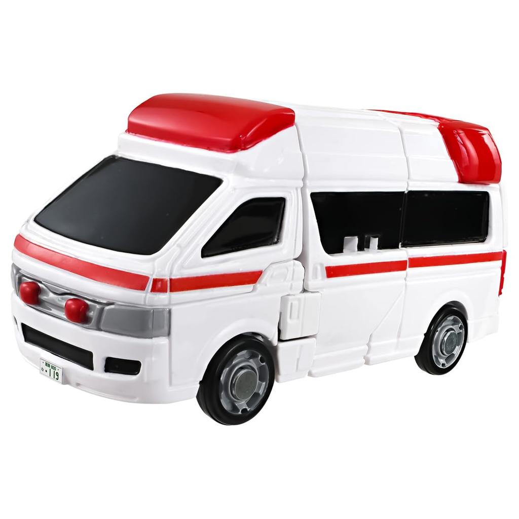 TAKARA TOMY Tomica Рабочий-строитель TJB03 Medibraver Машина скорой помощи Toyota Himedic Игрушечная мини-машинка для детей от 3 лет и старше