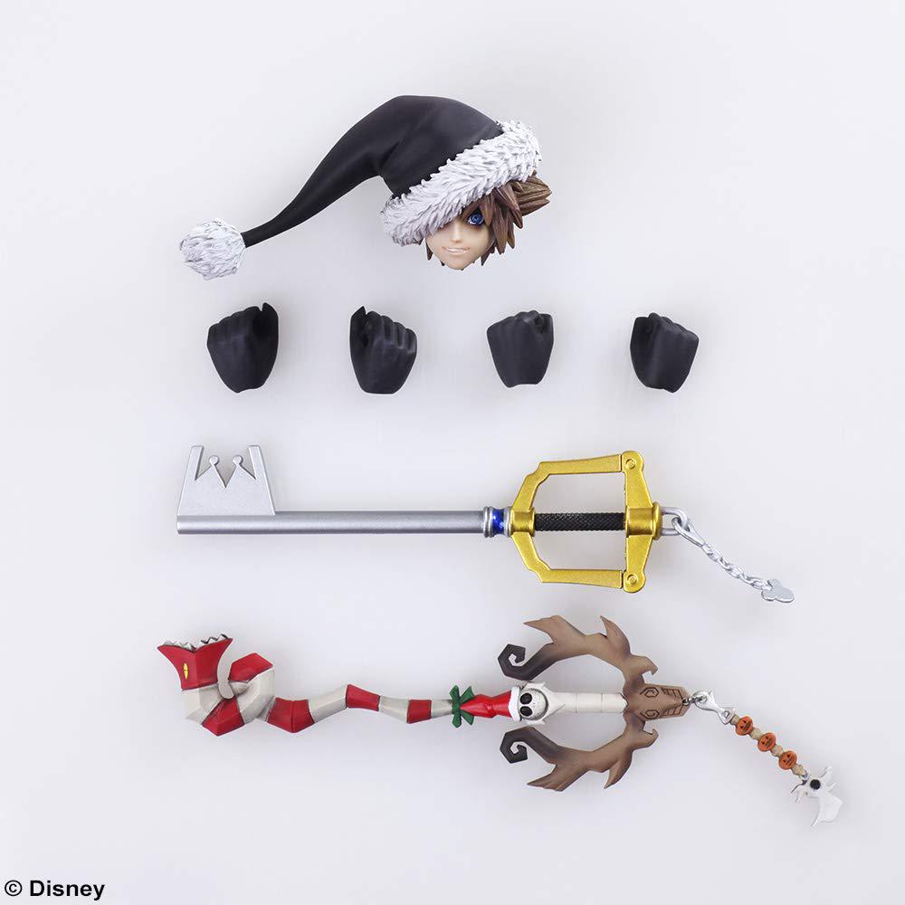 KINGDOM HEARTS II Bring Arts Sora Christmas Town PVC Painted Action Figure Ver.