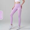 Суперэластичные Бесшовные С высокой талией Подтягивающие бедра Спортивные штаны для йоги Женские Спортивные штаны для бедер Фитнес-штаны Штаны для йоги Весна и Осень
