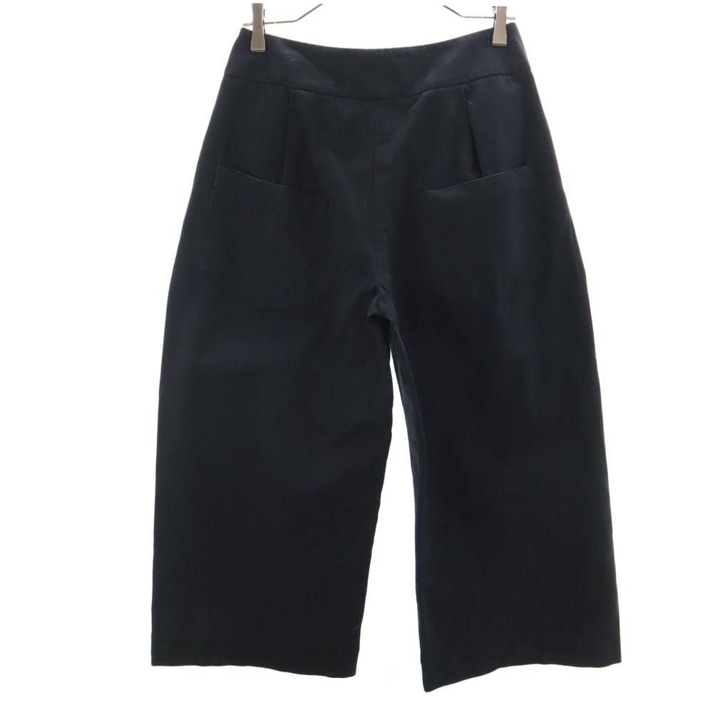 MARNI made in Italy cropped Wide pants 38 Navy Women Used